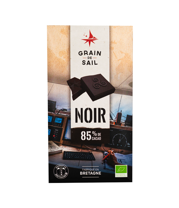 Tablette de chocolat Noir 85% de cacao bio (100g)