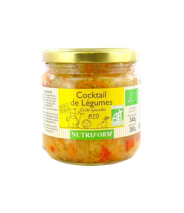 Cocktail de légumes lactofermentés BIO (380G)