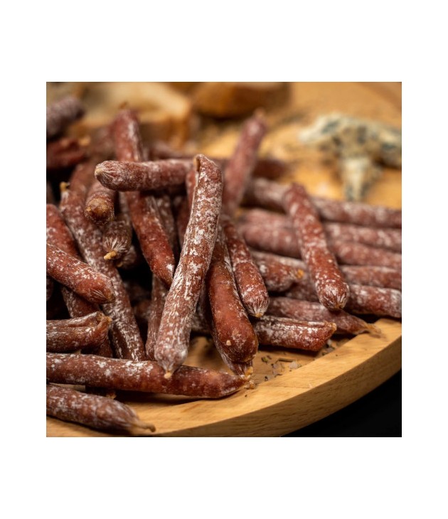 Saucisson apéro d'autruche LOCAL  (1PIÈCE)