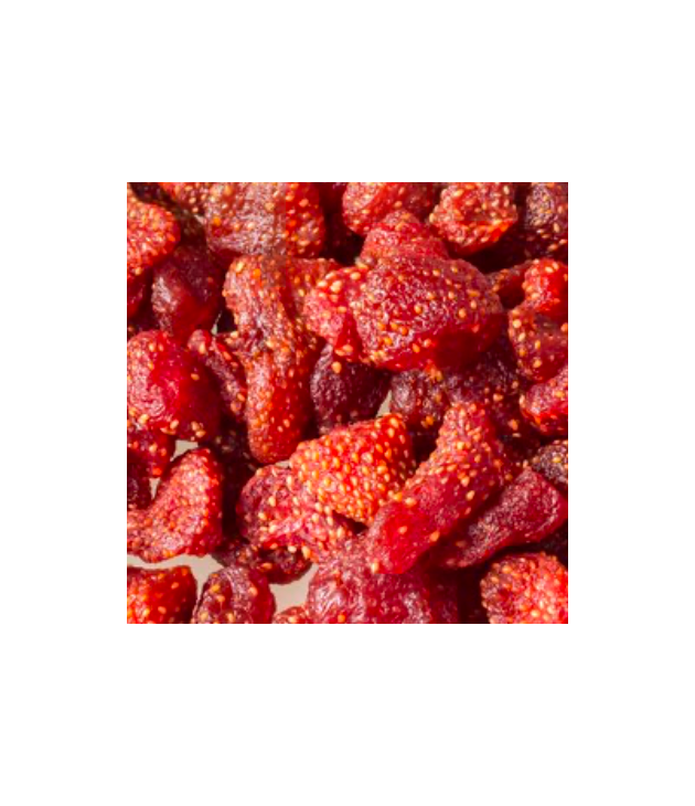 Fraises infusées au jus de pomme BIO (100G)